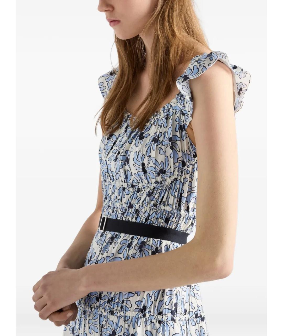 PRADA Мульти повседневное платье, фото 3