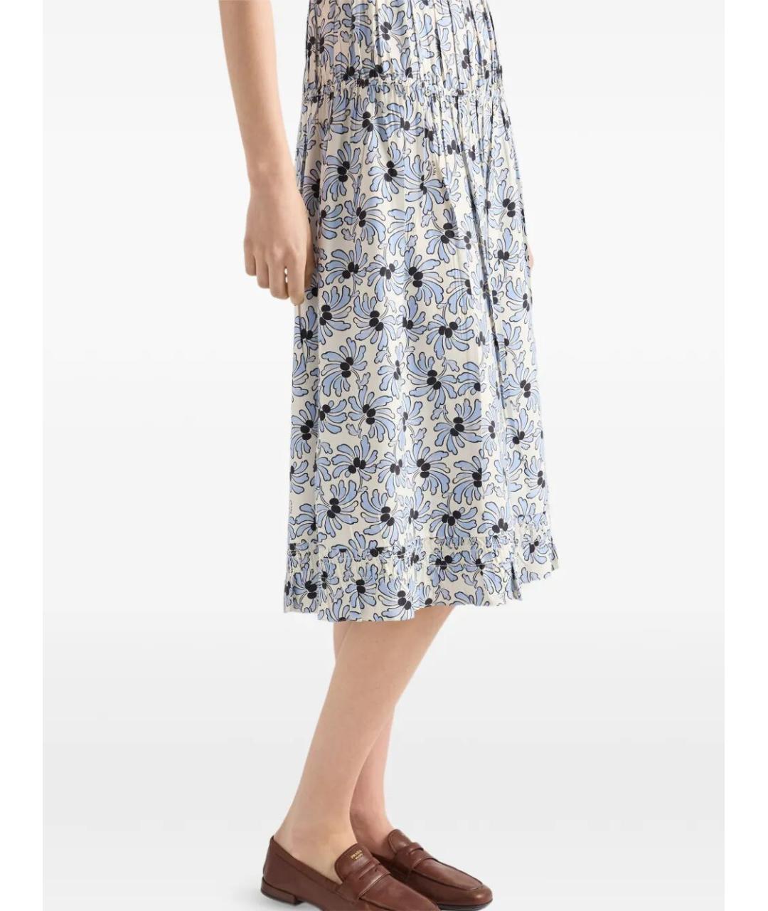 PRADA Мульти повседневное платье, фото 5