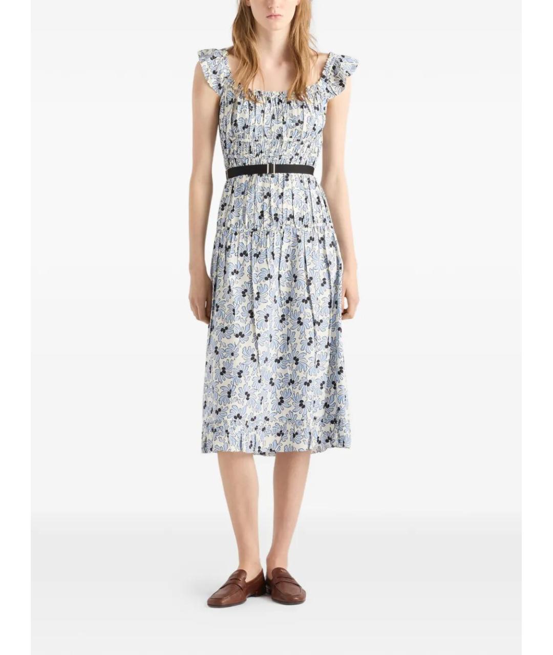 PRADA Мульти повседневное платье, фото 2