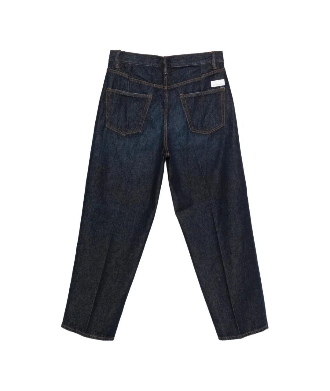 NINE IN THE MORNING Синие хлопковые прямые джинсы, фото 2