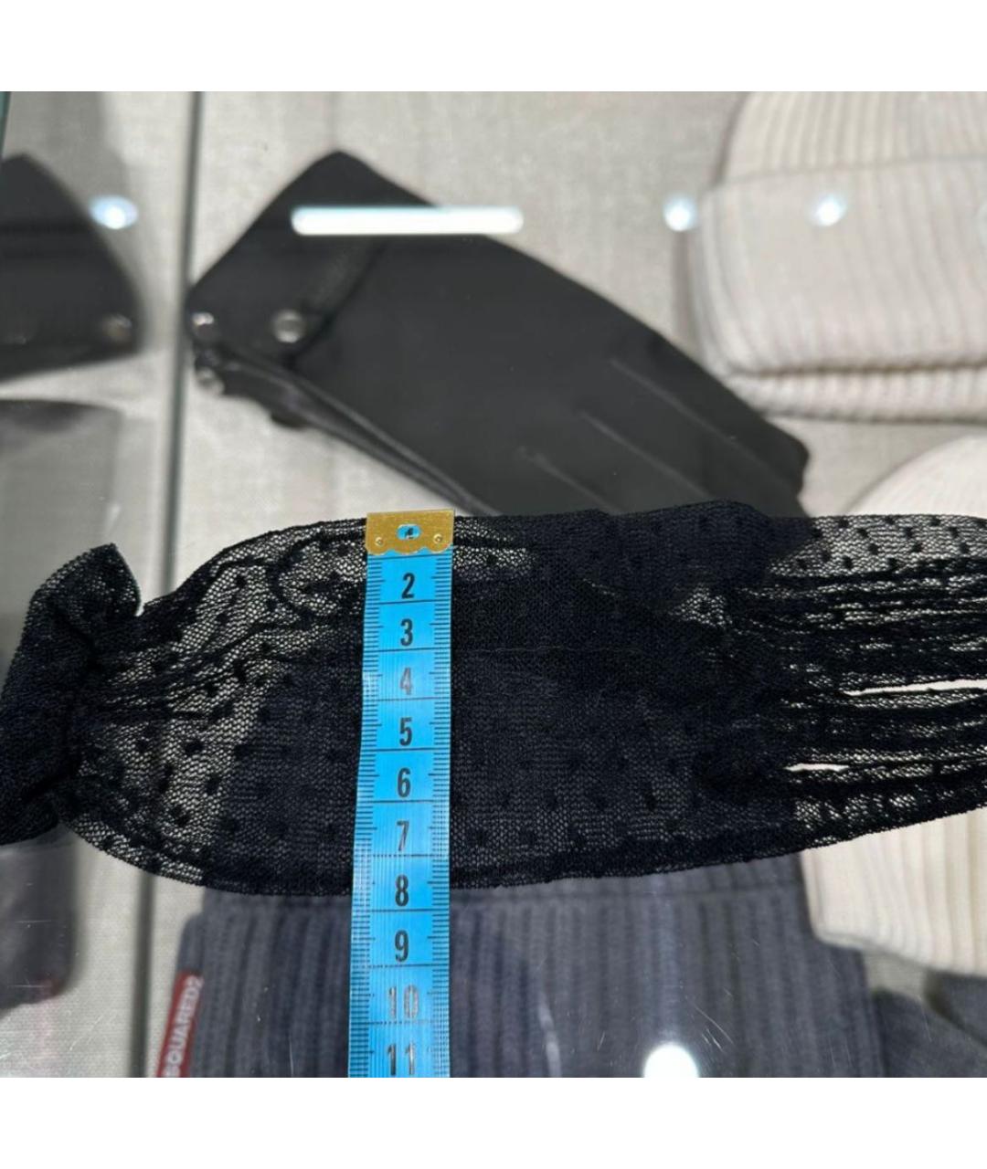 DOLCE&GABBANA Черные перчатки, фото 6