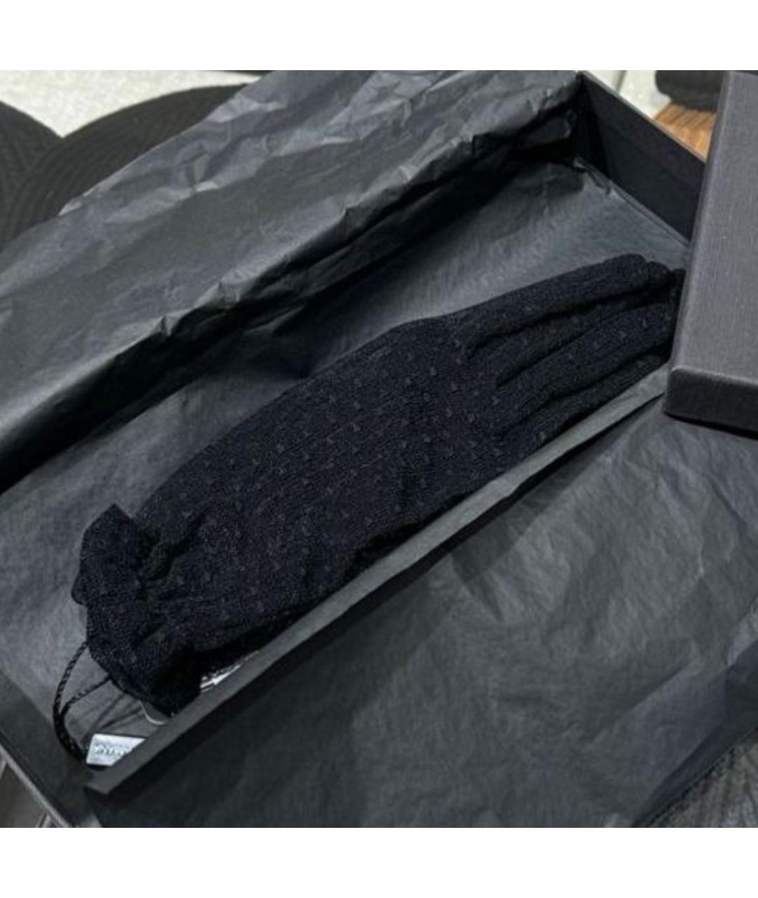 DOLCE&GABBANA Черные перчатки, фото 7