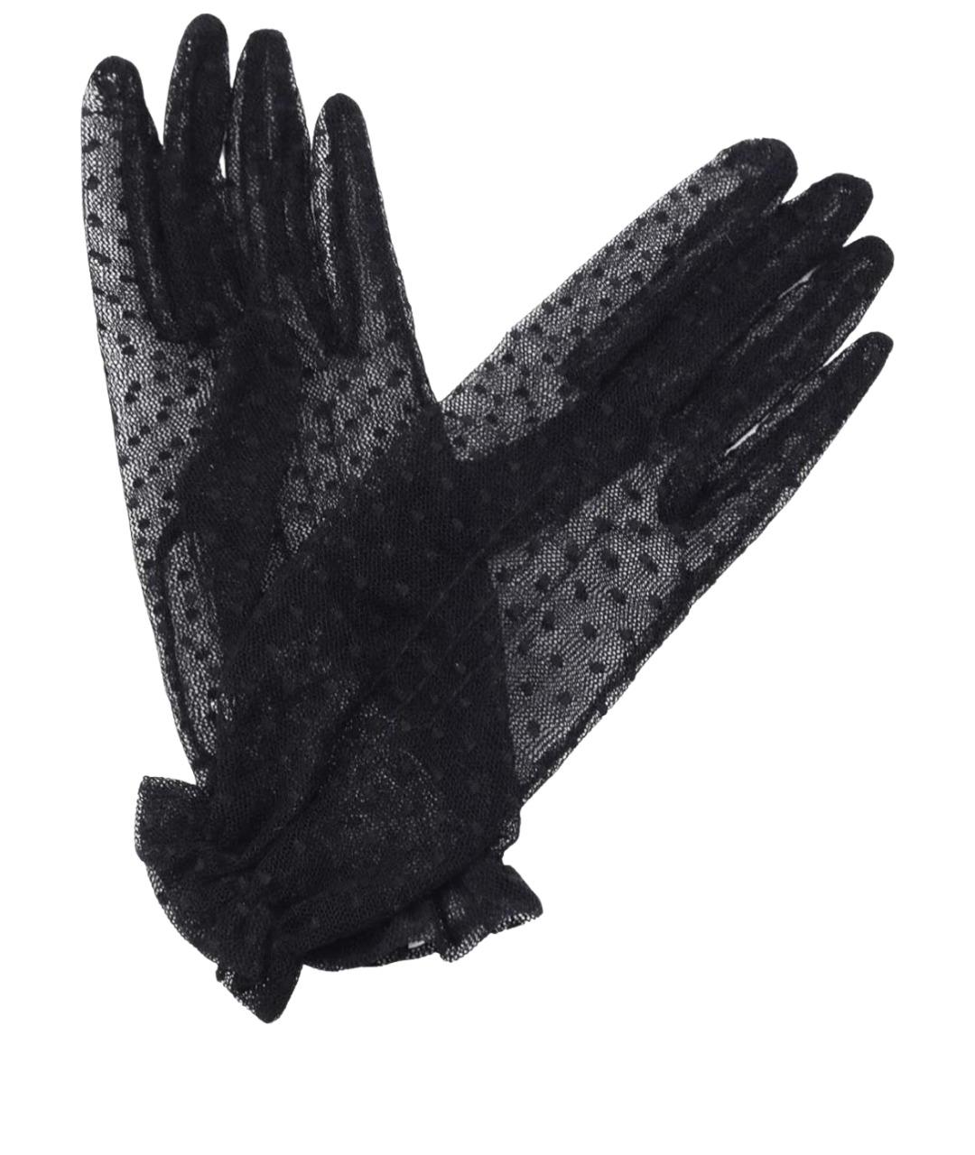 DOLCE&GABBANA Черные перчатки, фото 1