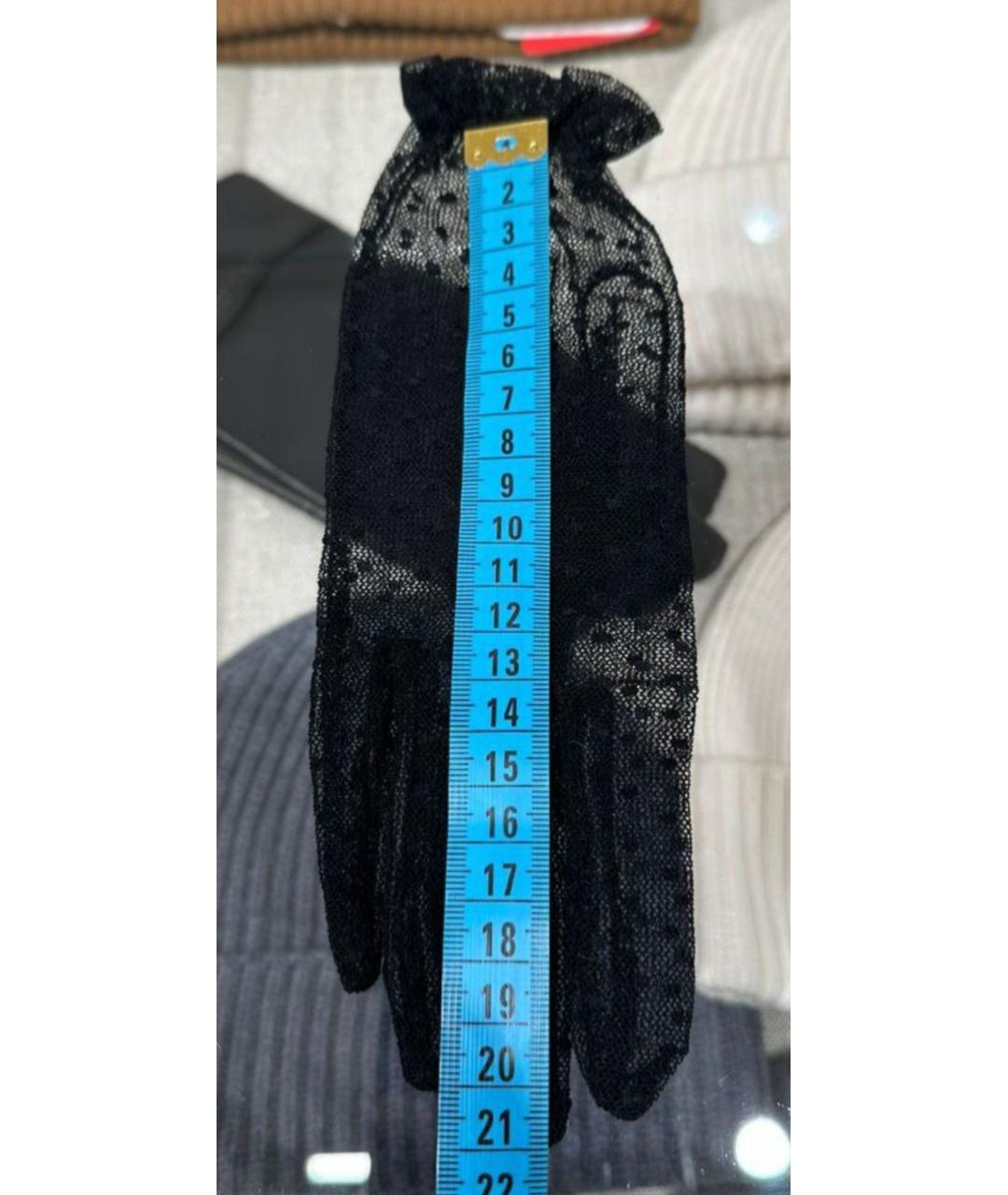 DOLCE&GABBANA Черные перчатки, фото 5