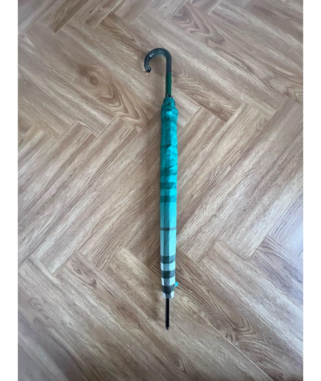 BURBERRY Зеленый зонт, фото 2