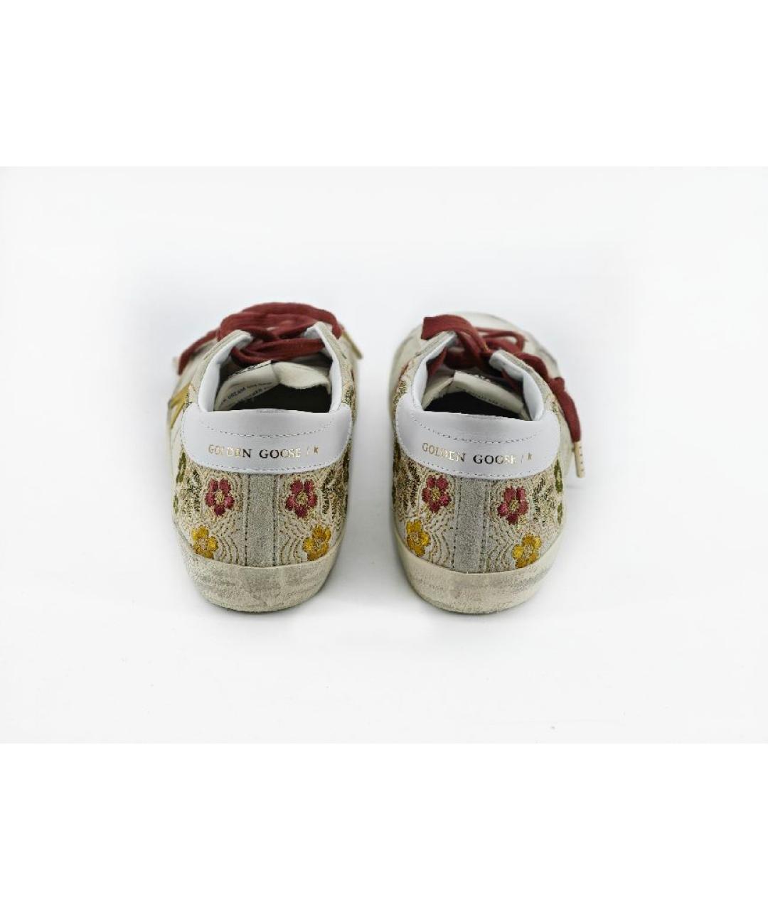 GOLDEN GOOSE DELUXE BRAND Бежевые замшевые кеды, фото 4