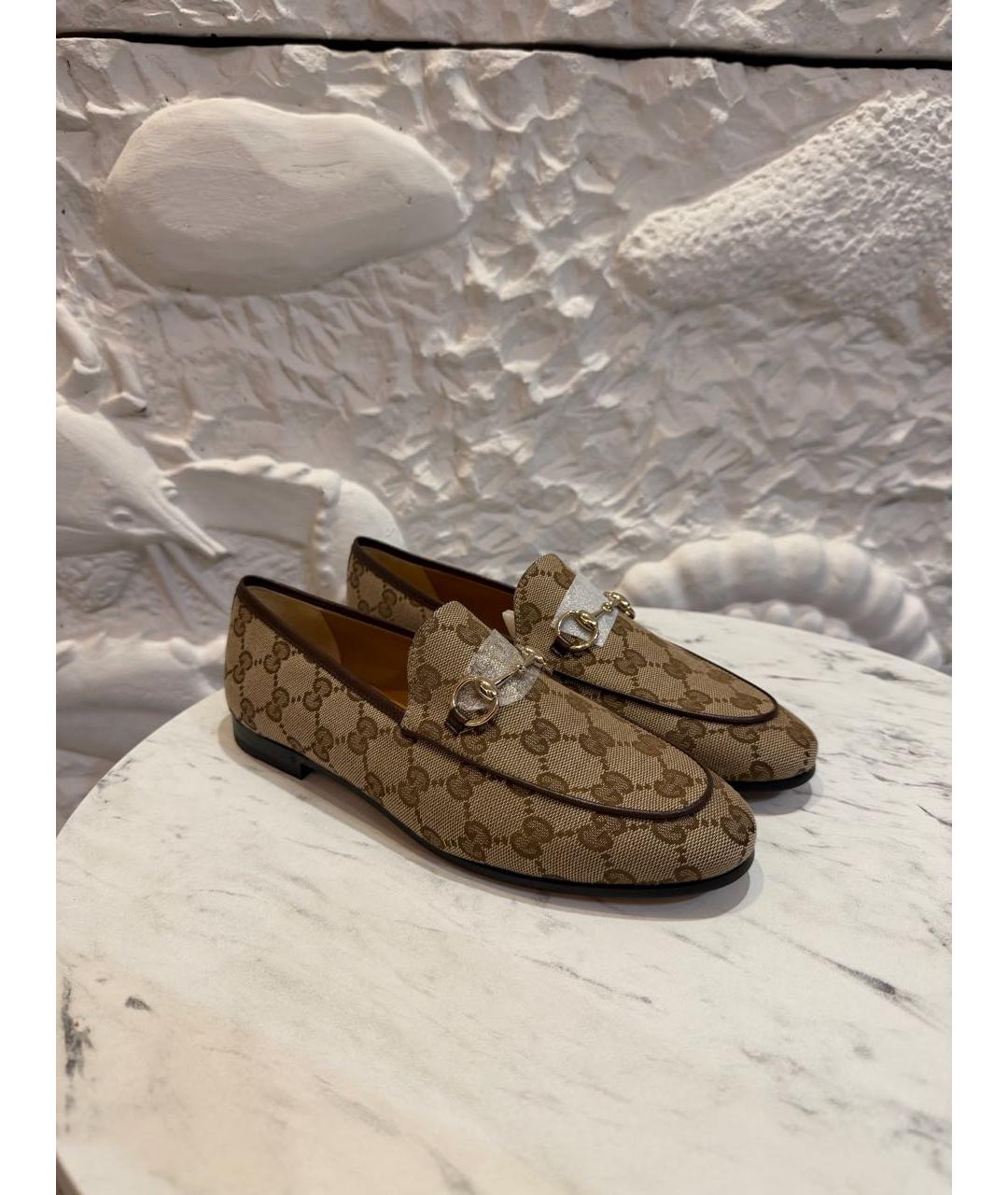 GUCCI Коричневые лоферы, фото 3