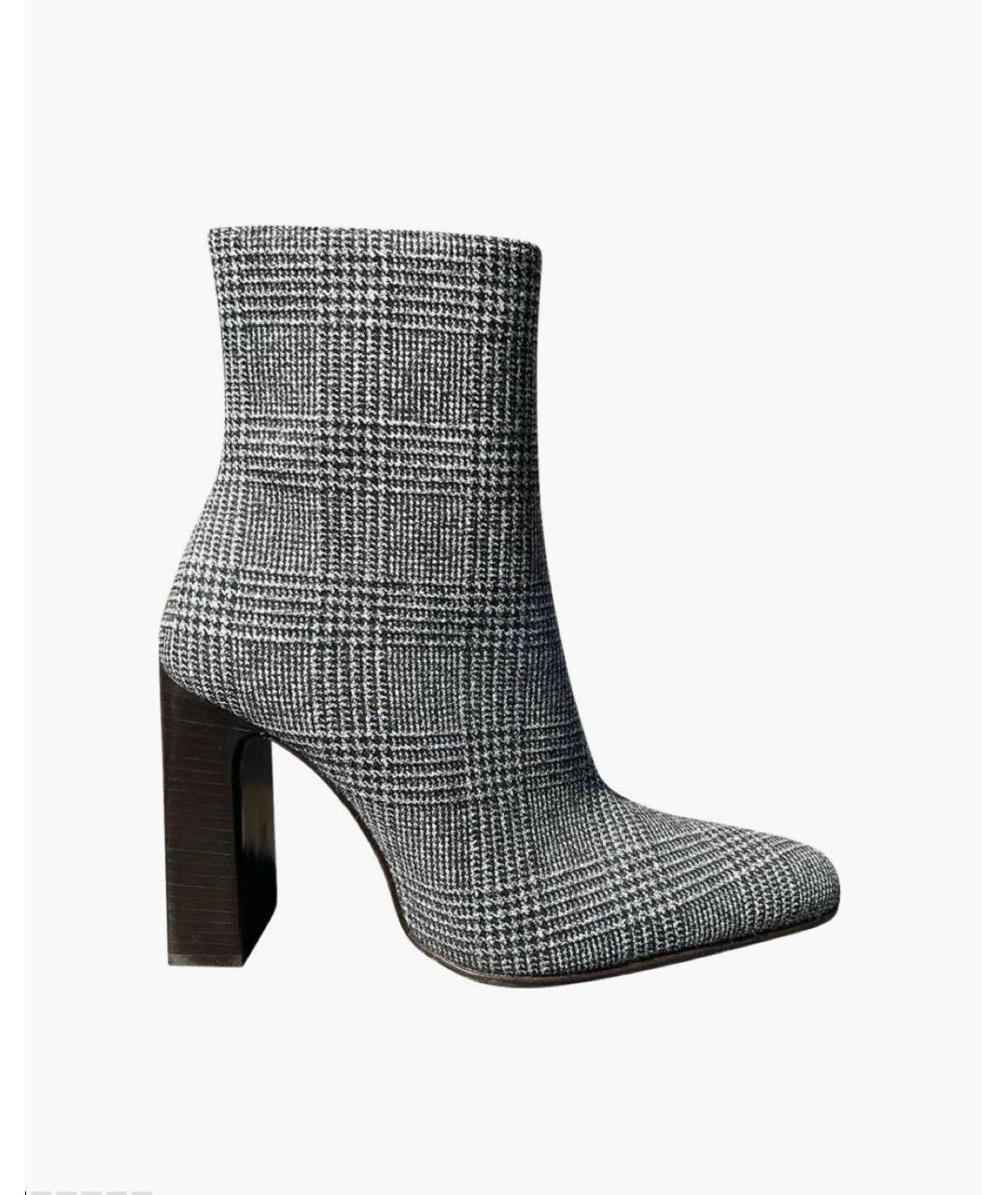 BALENCIAGA Серые ботильоны, фото 5