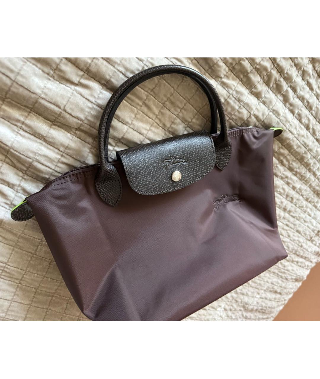 LONGCHAMP Коричневая сумка тоут, фото 4
