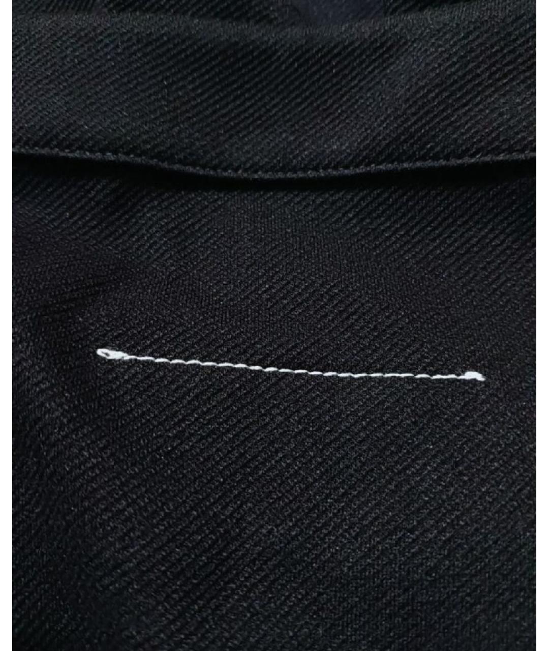 MAISON MARGIELA Черное вискозное платье, фото 4