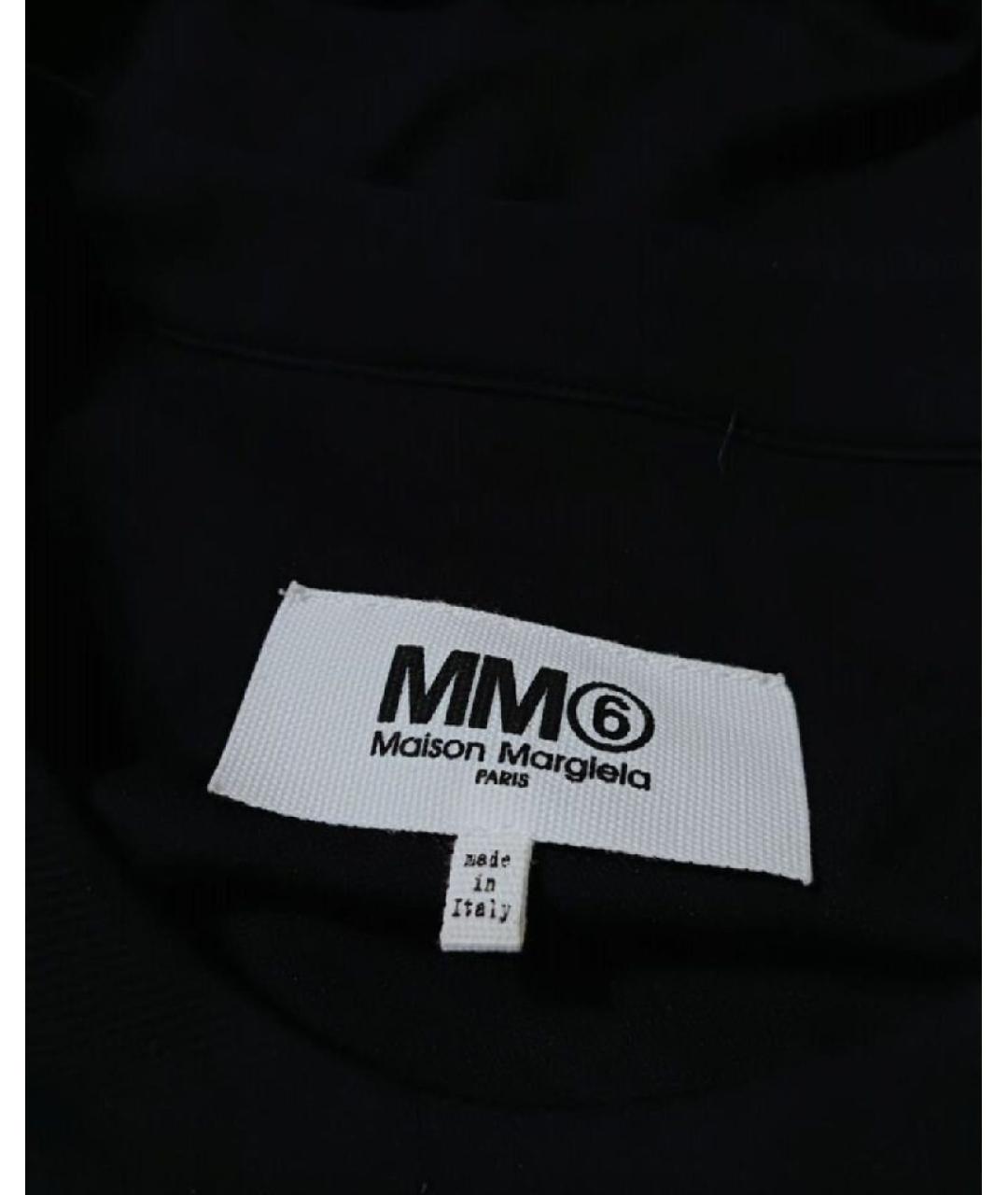 MAISON MARGIELA Черное вискозное платье, фото 5