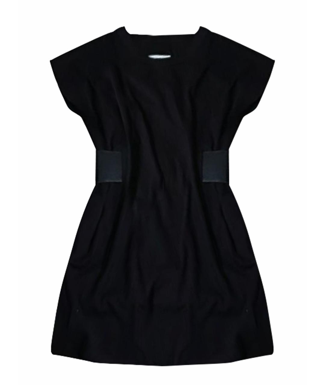 MAISON MARGIELA Черное вискозное платье, фото 9