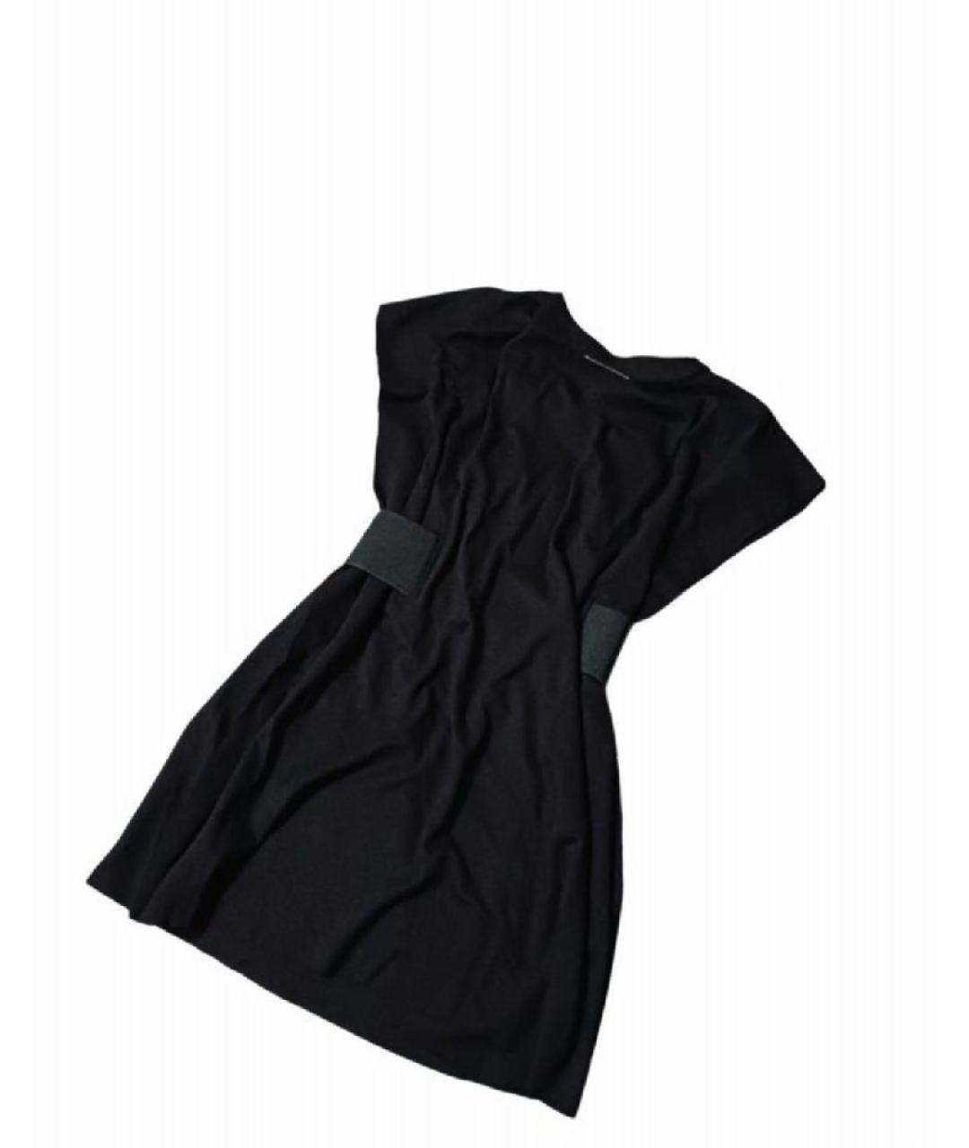 MAISON MARGIELA Черное вискозное платье, фото 2