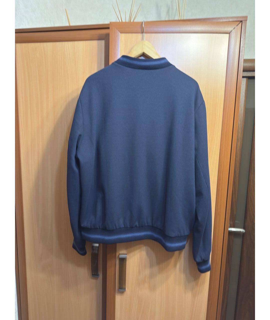 ETRO Синяя полиэстеровая куртка, фото 2