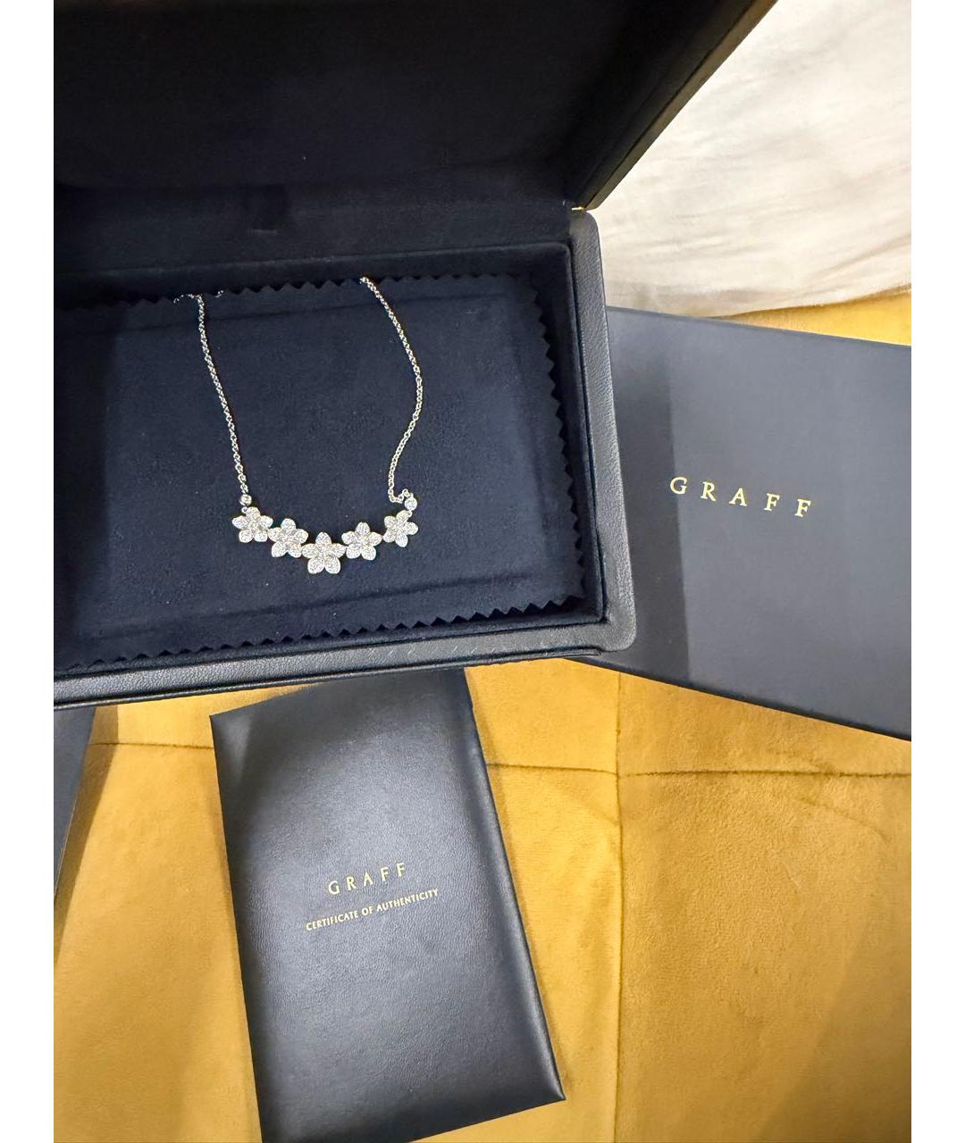 GRAFF Белая подвеска из белого золота, фото 4