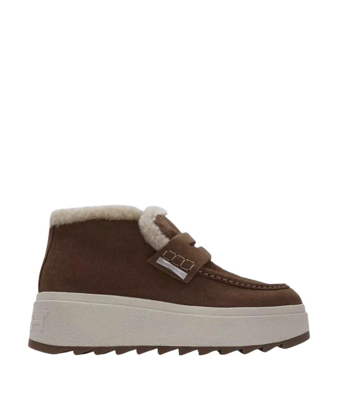 ASH Коричневые замшевые ботинки, фото 1