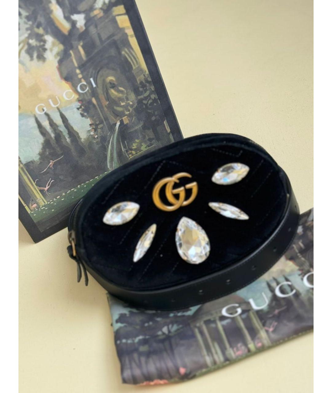GUCCI Черная поясная сумка, фото 2