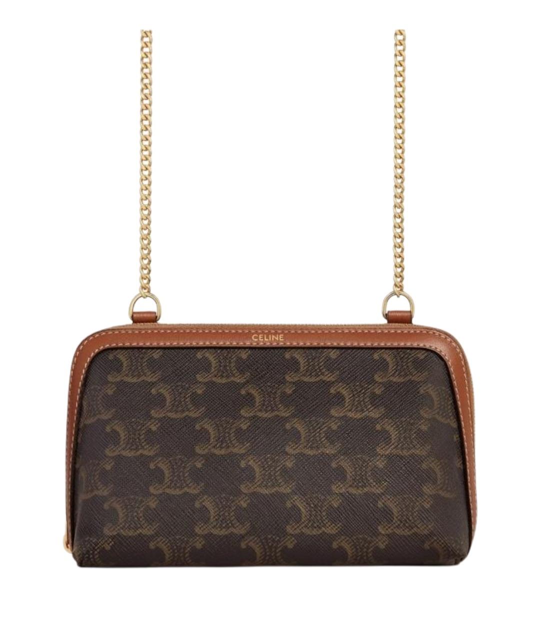 CELINE Кожаная сумка через плечо, фото 1