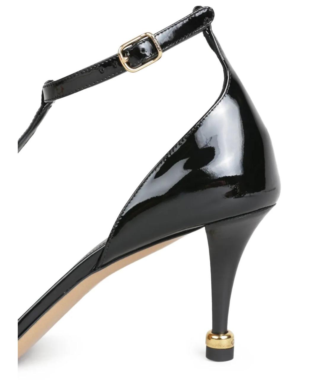 CHLOE Черные туфли из лакированной кожи, фото 3