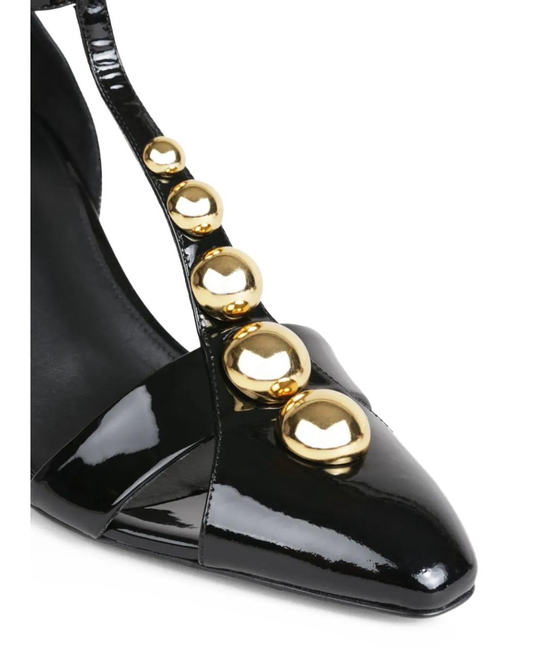 CHLOE Черные туфли из лакированной кожи, фото 4