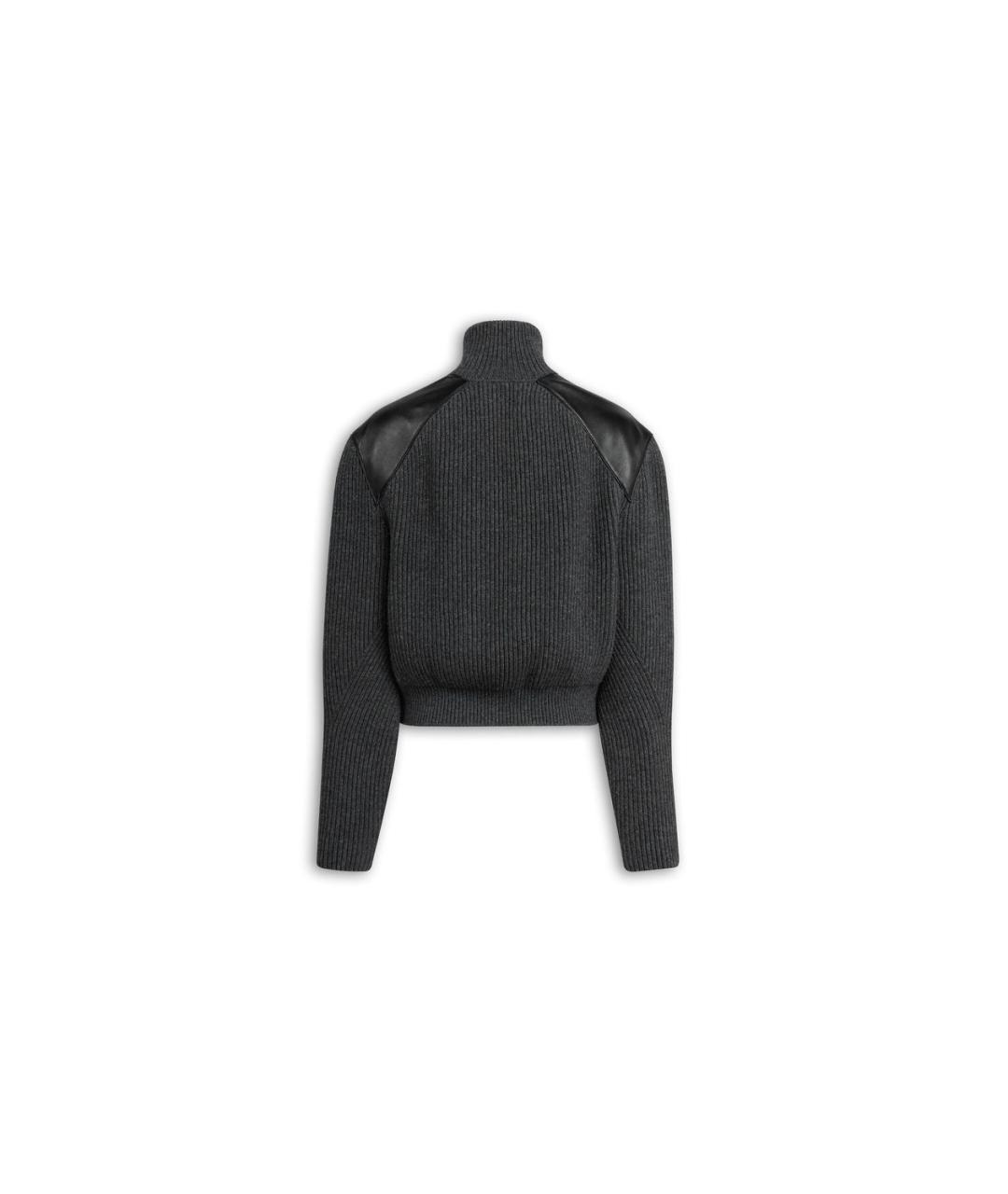 ALAIA Антрацитовая кашемировая куртка, фото 2