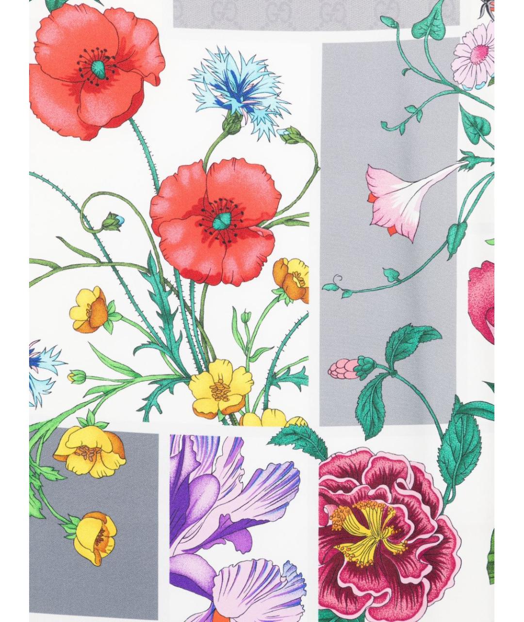 GUCCI Мульти шелковый шарф, фото 2