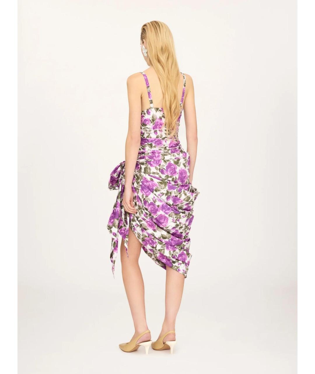 CHLOE Мульти хлопковое повседневное платье, фото 4