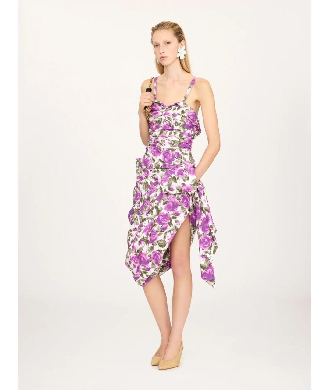 CHLOE Мульти хлопковое повседневное платье, фото 2