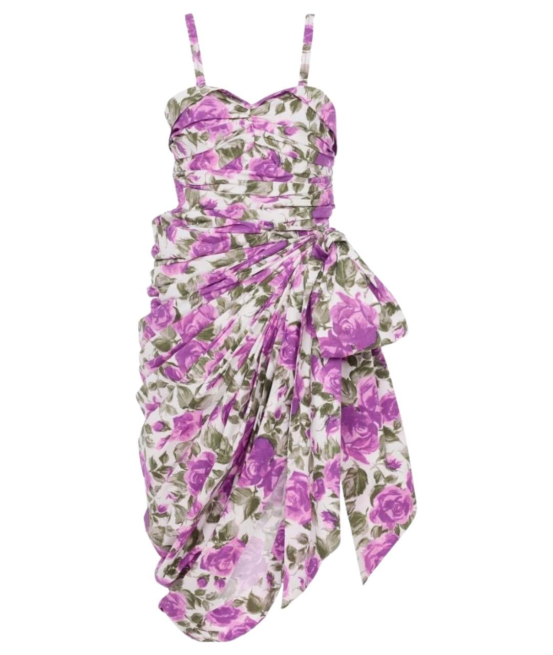 CHLOE Мульти хлопковое повседневное платье, фото 1