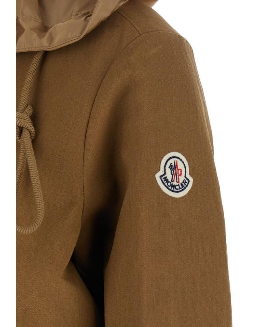 MONCLER Коричневая куртка, фото 3