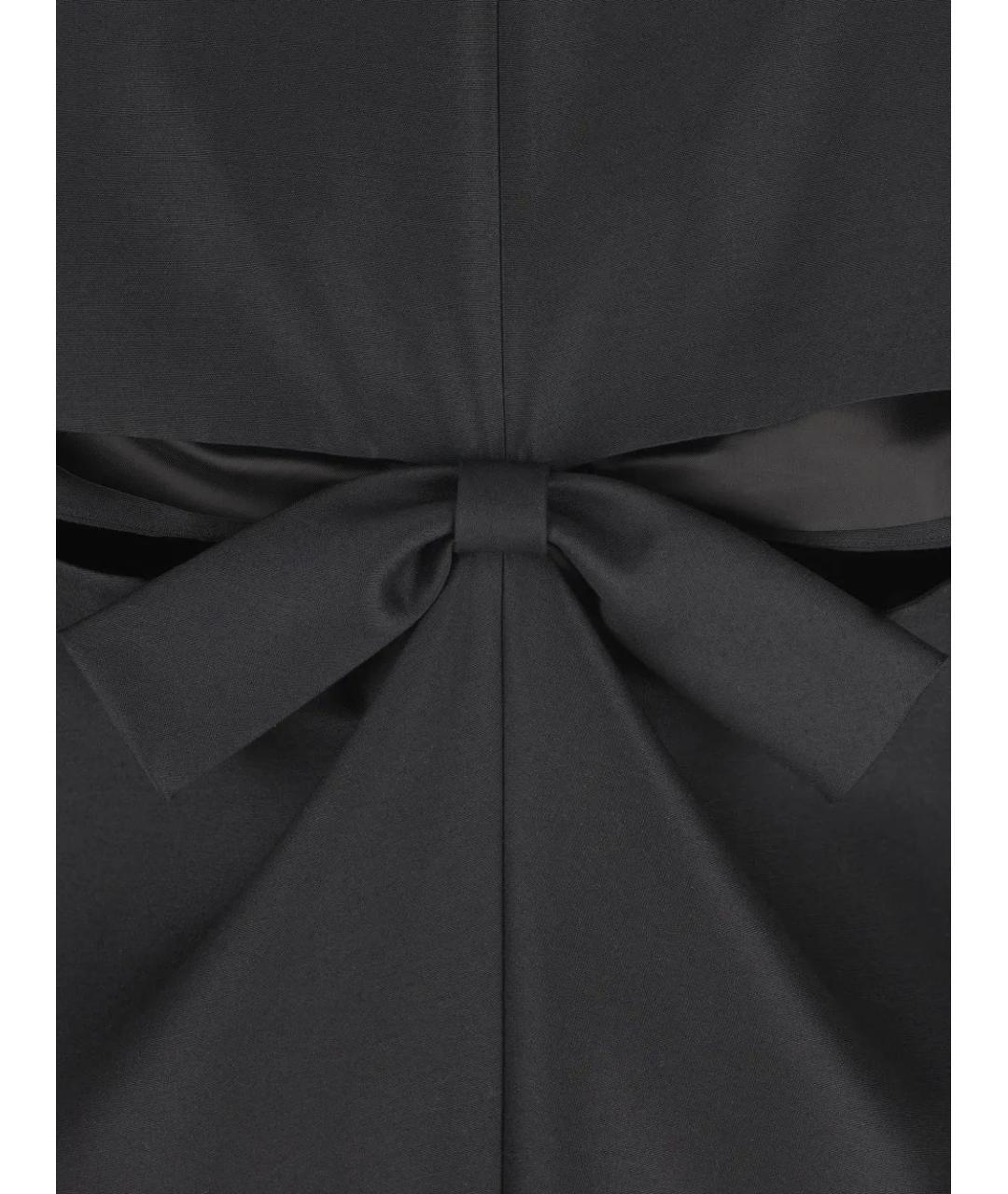 BALENCIAGA Черное шерстяное вечернее платье, фото 3