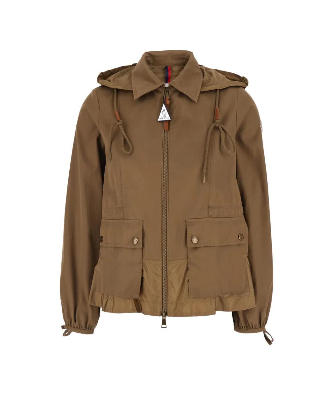 MONCLER Коричневая куртка, фото 1