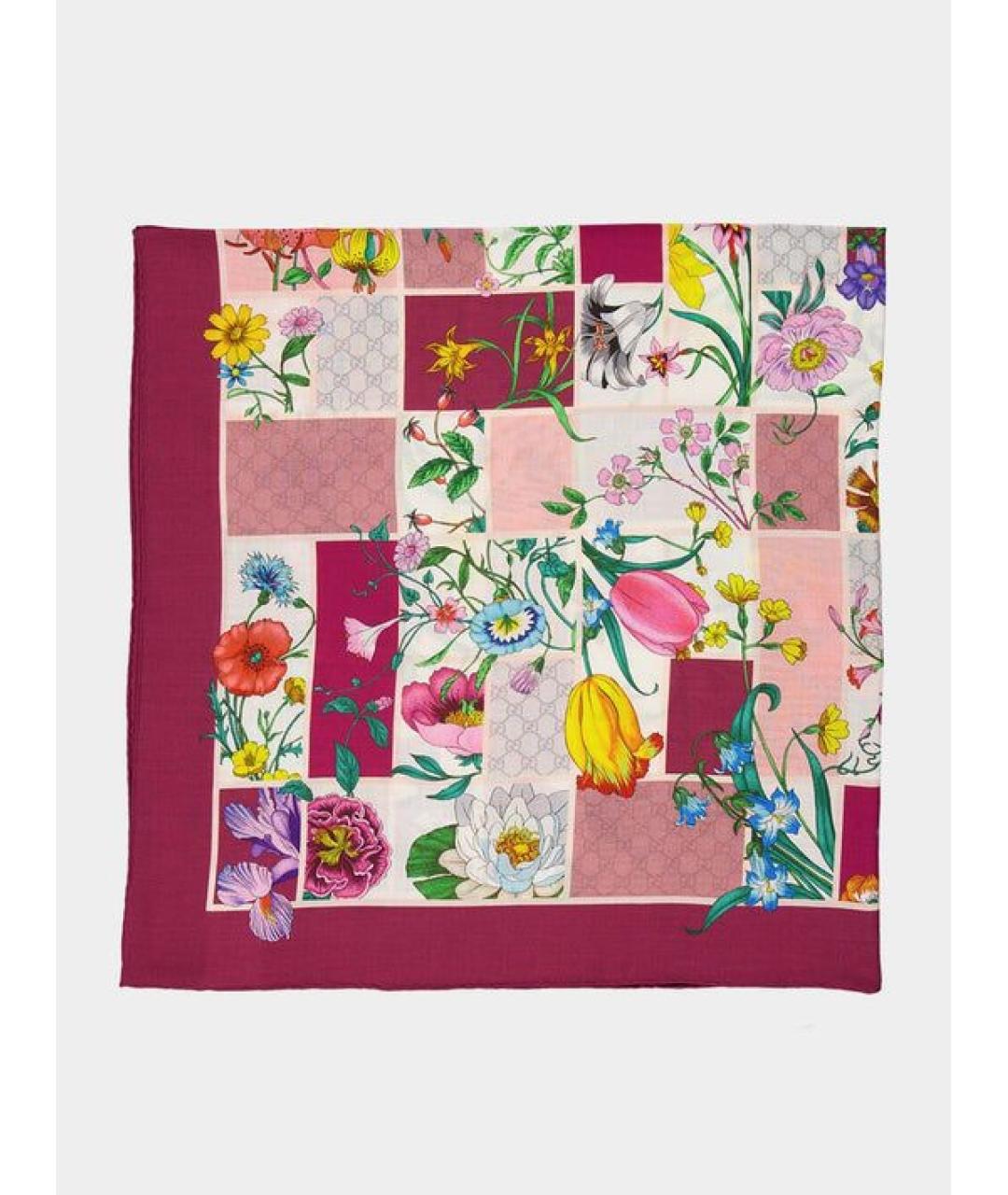 GUCCI Мульти шелковый шарф, фото 2