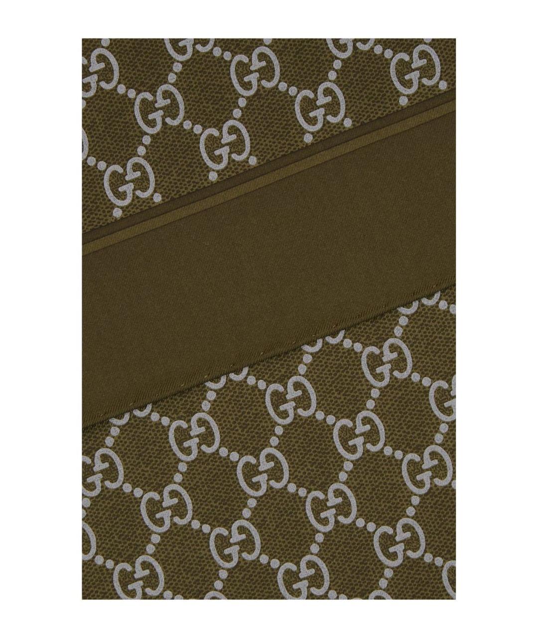 GUCCI Мульти шелковый шарф, фото 2