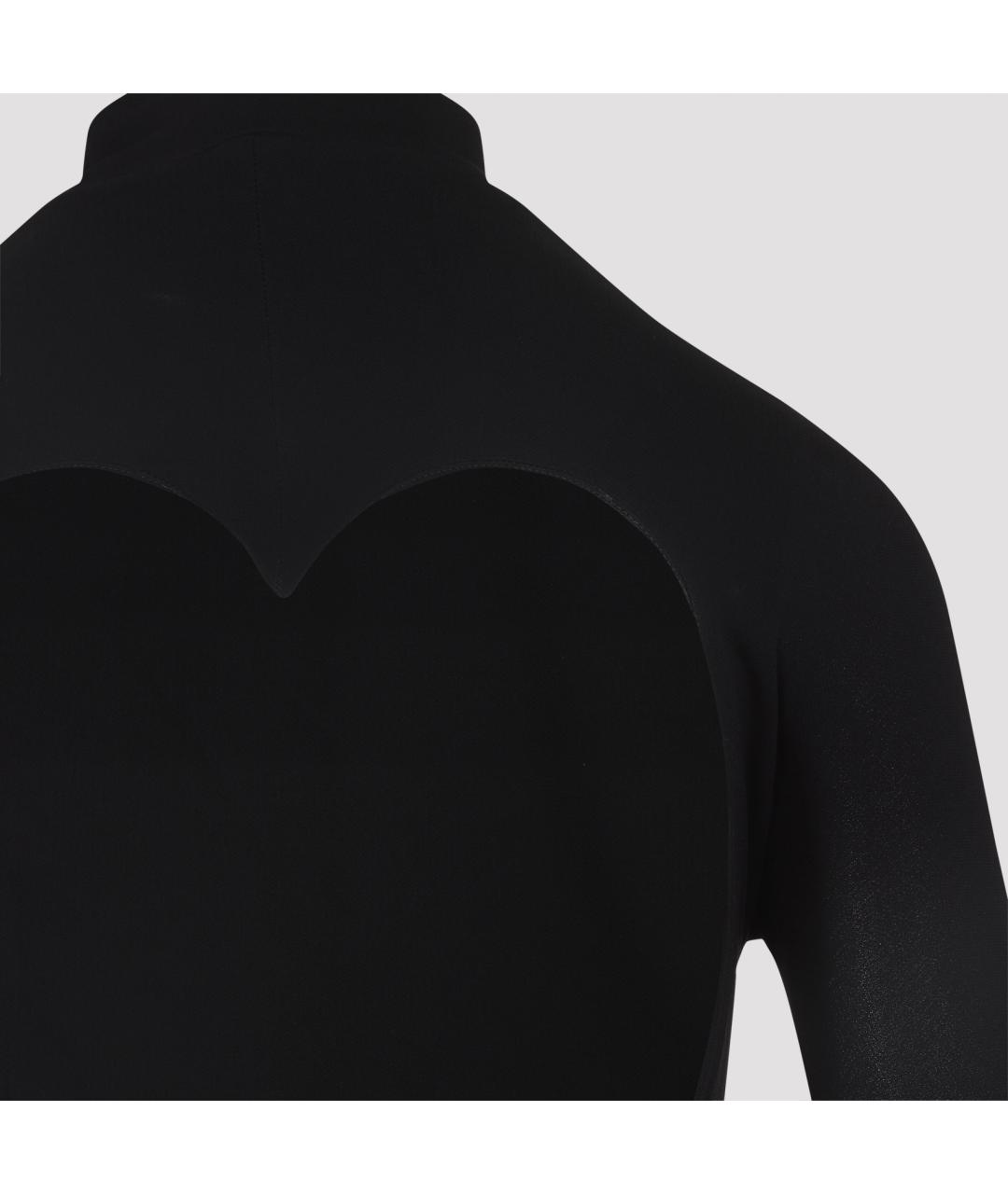 ALAIA Черное вискозное повседневное платье, фото 5