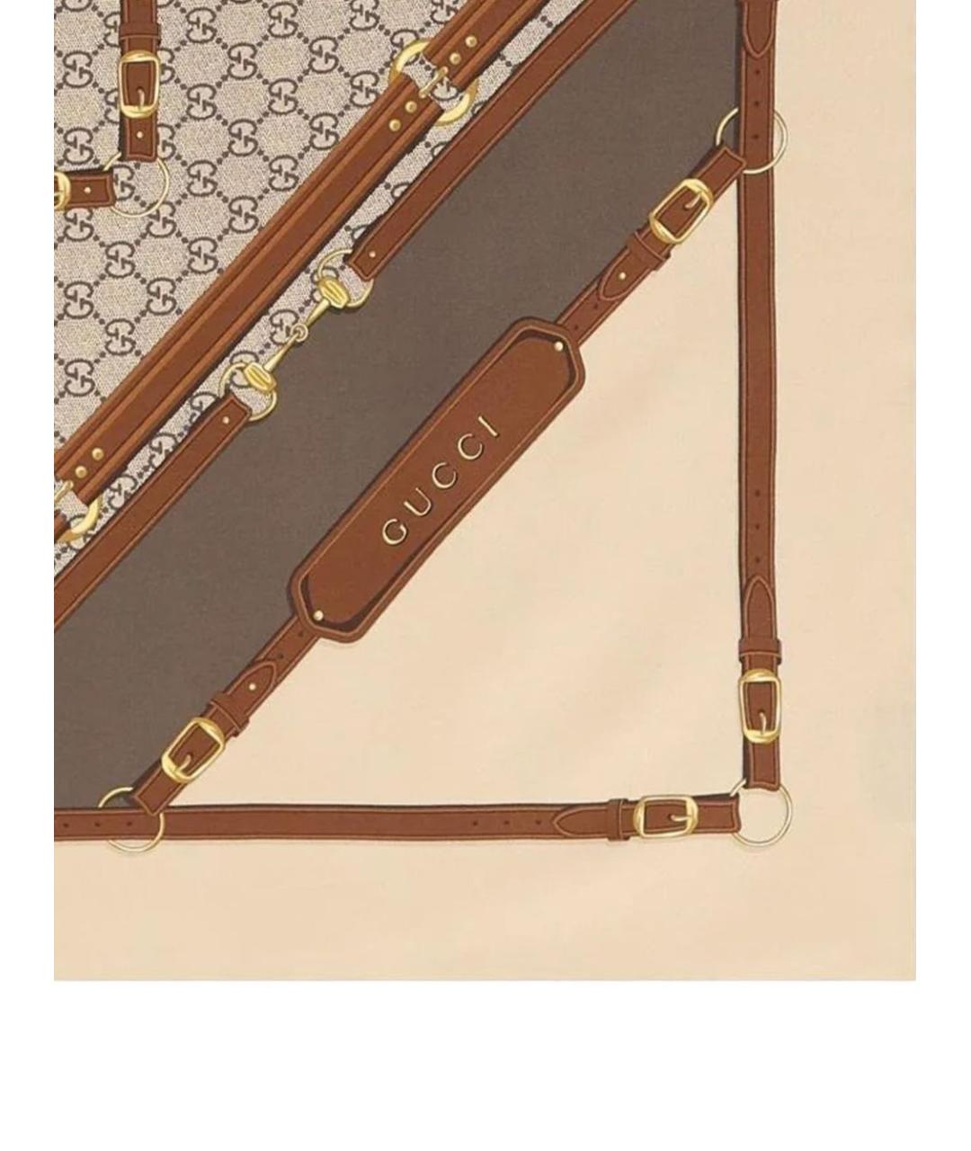 GUCCI Мульти шелковый платок, фото 3