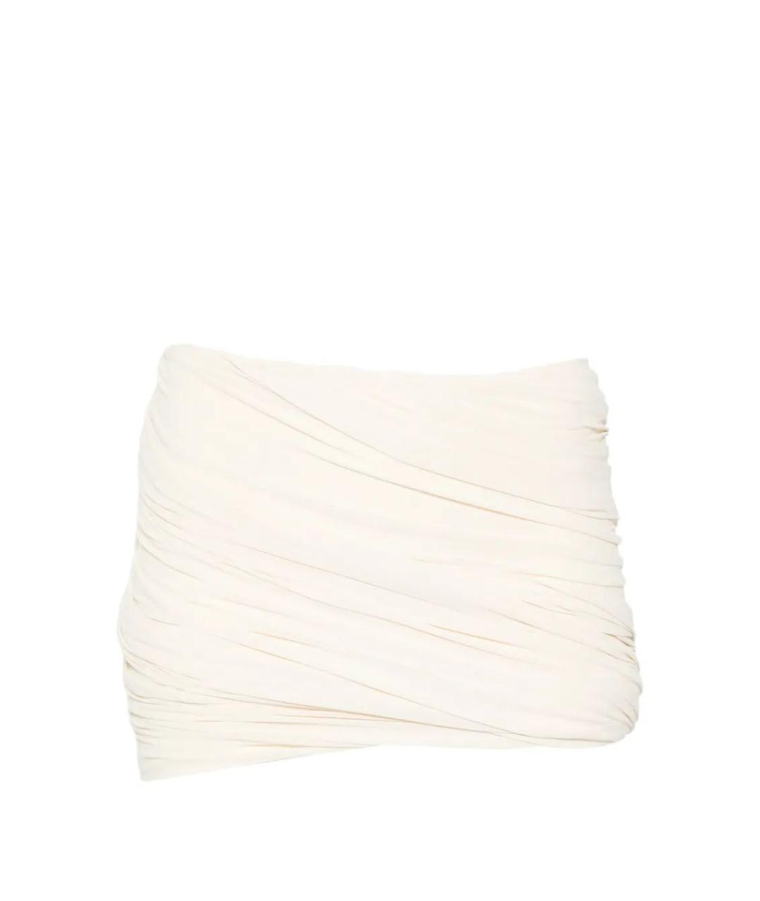 RICK OWENS Вискозная юбка мини, фото 1