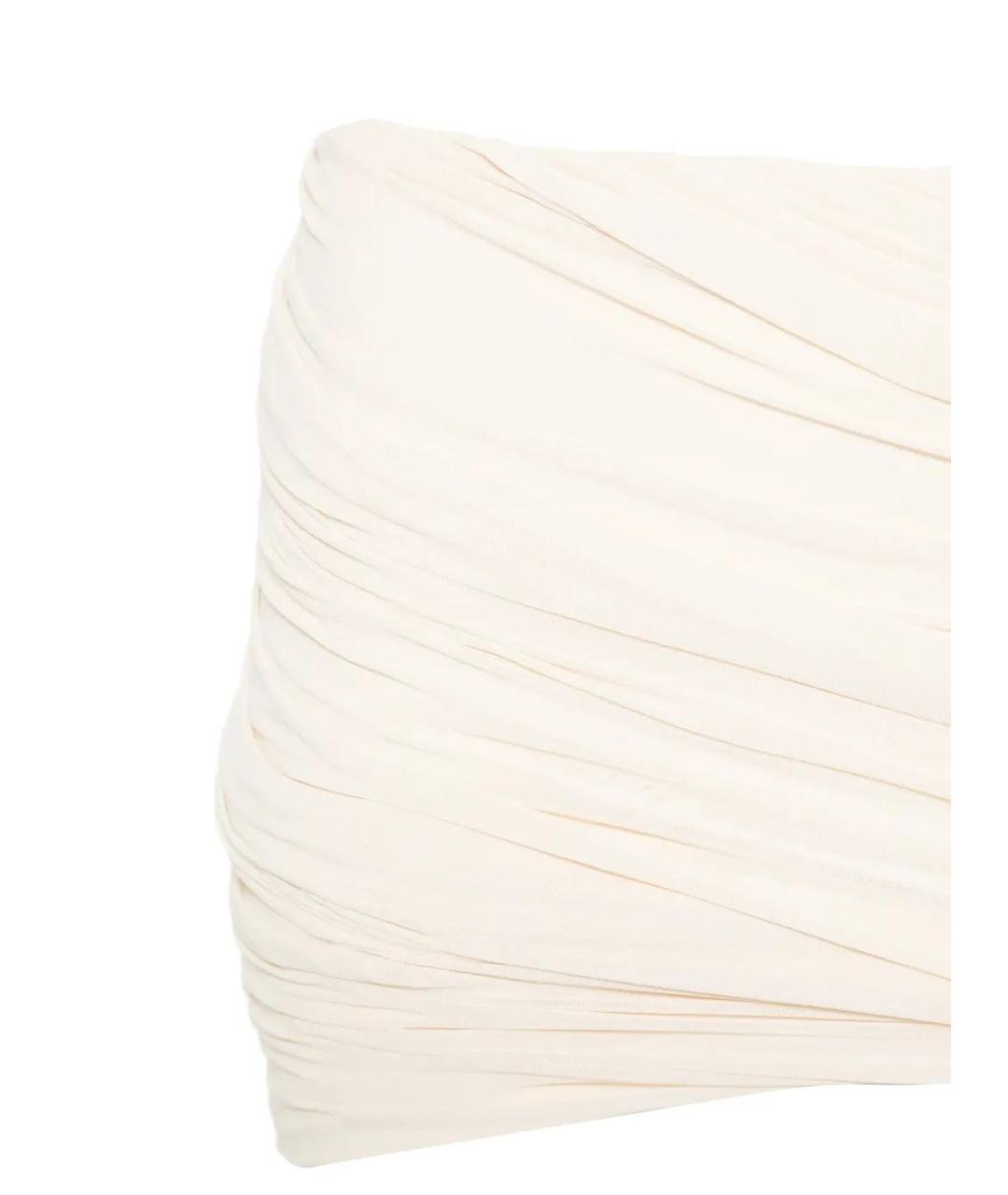 RICK OWENS Вискозная юбка мини, фото 3