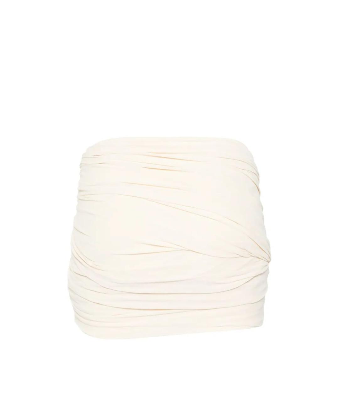 RICK OWENS Вискозная юбка мини, фото 2