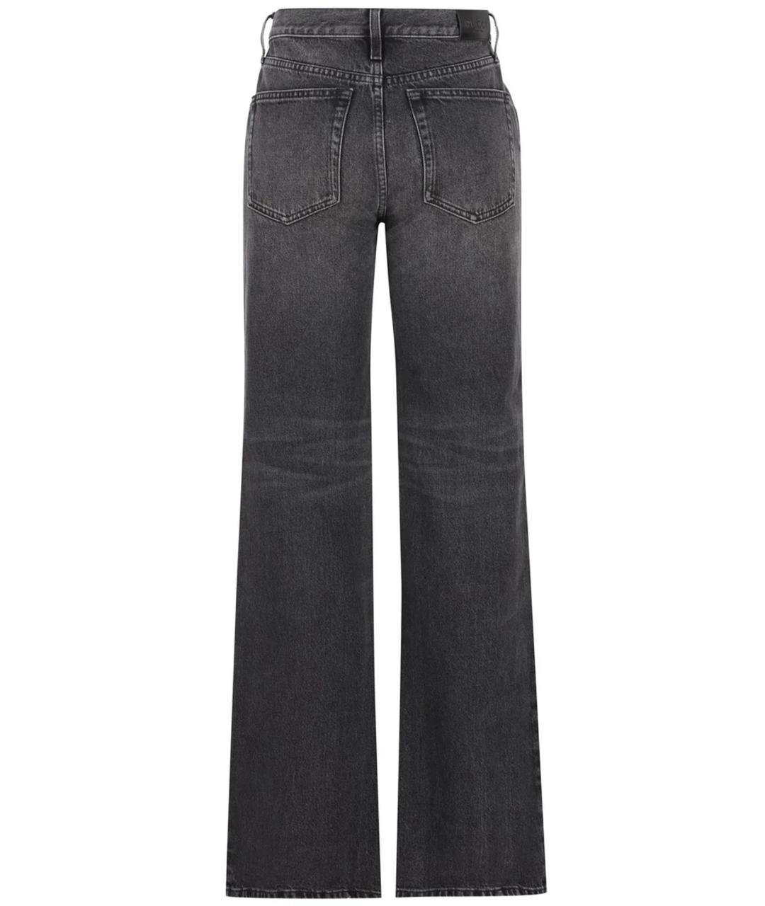 GUCCI Серые хлопковые джинсы клеш, фото 2