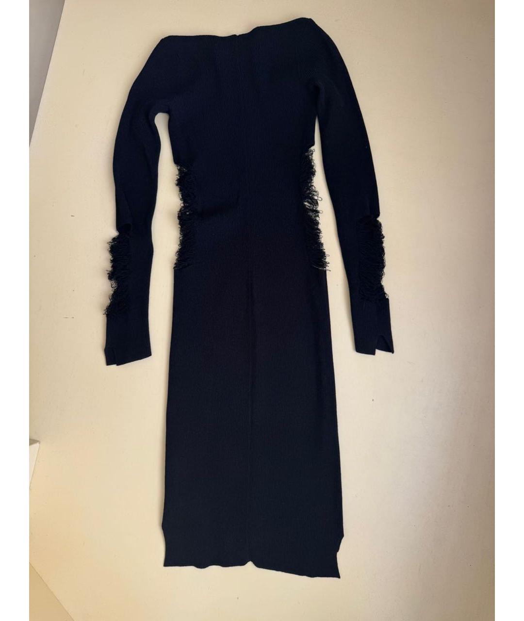 OFF-WHITE Черное повседневное платье, фото 2