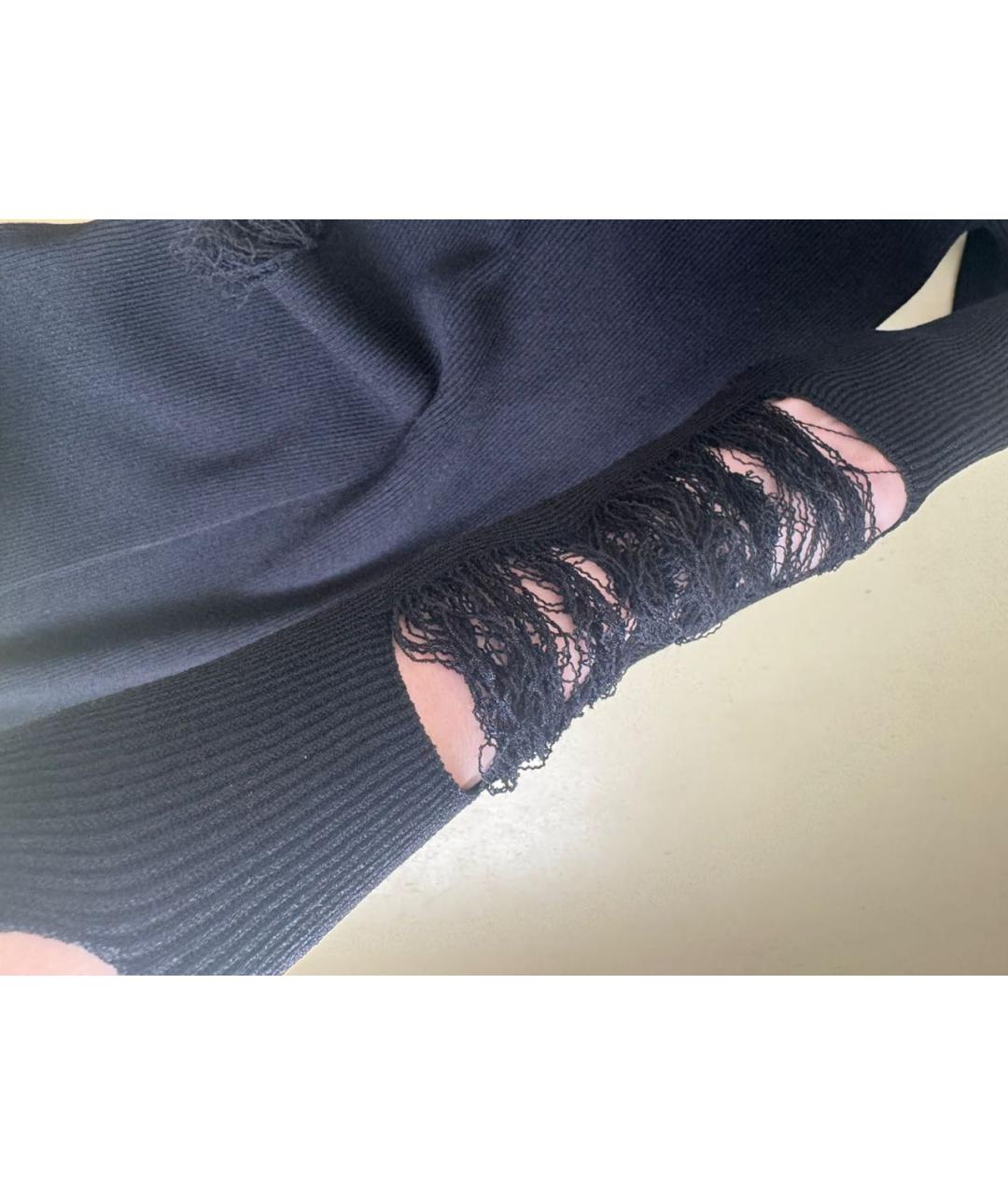 OFF-WHITE Черное повседневное платье, фото 7