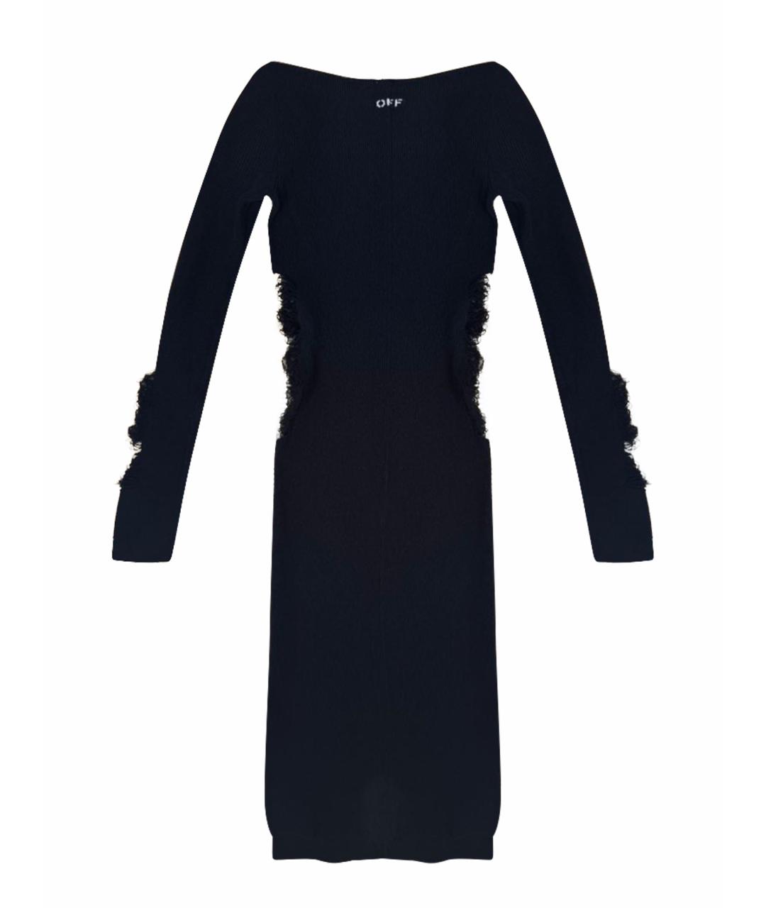 OFF-WHITE Черное повседневное платье, фото 1
