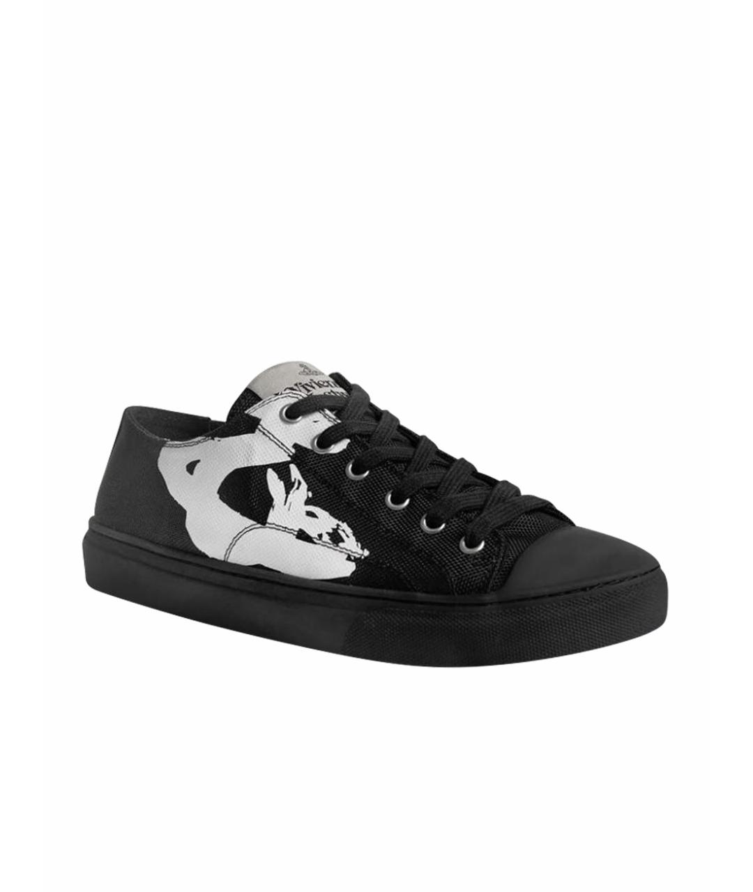 VIVIENNE WESTWOOD Черные низкие кроссовки / кеды, фото 1