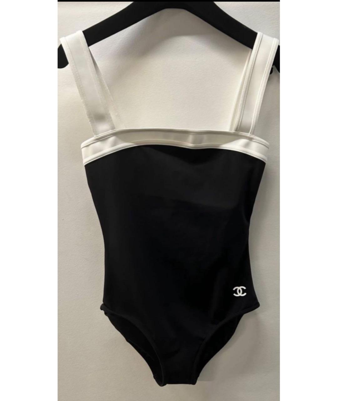 CHANEL Черный купальник, фото 3