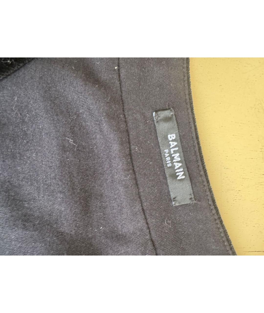 BALMAIN Черный кардиган, фото 3