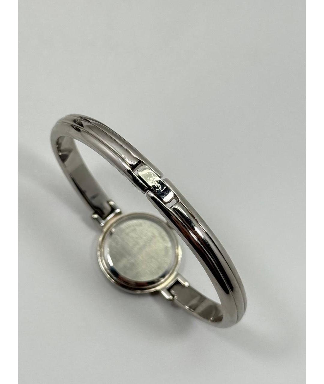 SAINT LAURENT Синие металлические часы, фото 5