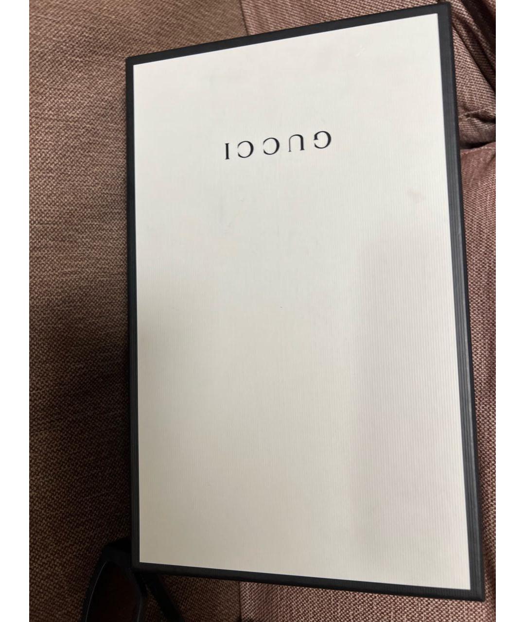 GUCCI Коричневая хлопковая поясная сумка, фото 4