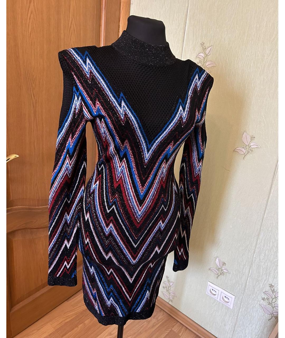 BALMAIN Мульти вечернее платье, фото 5