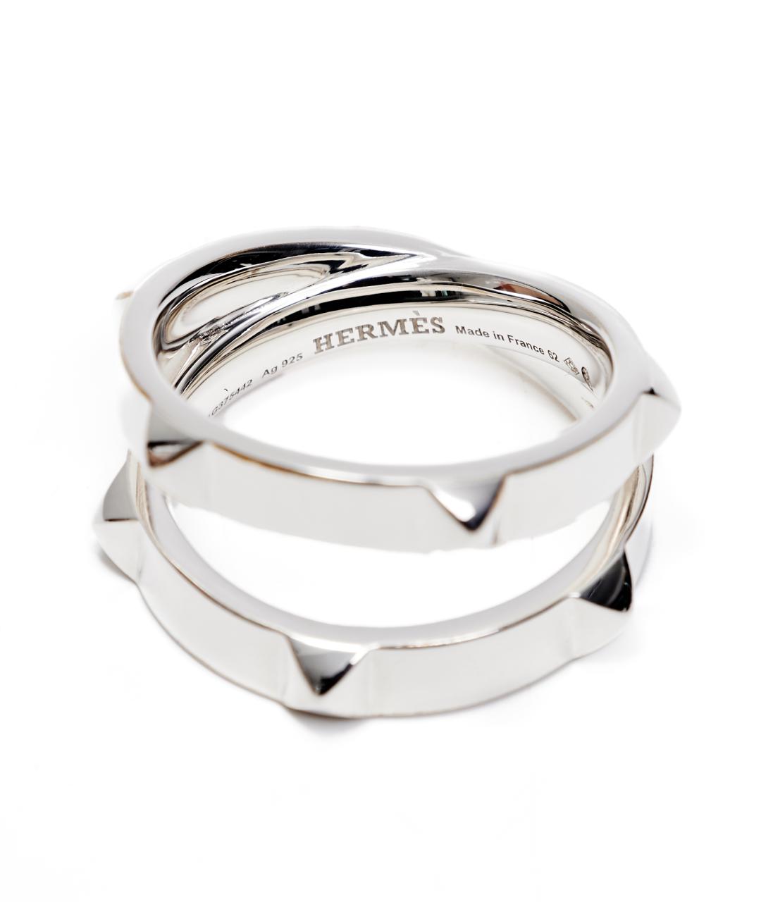 HERMES Серебряное серебряное кольцо, фото 4